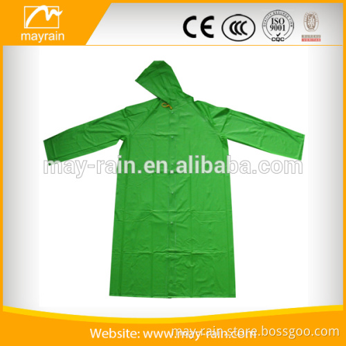 Hot selling top quality cheap plastic logo printed raincoat for